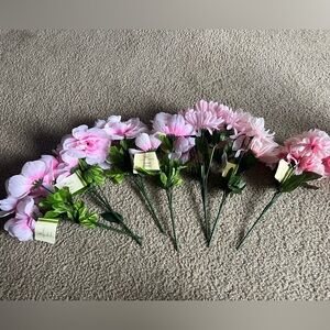 Amazon Pink and Green Faux Floral Arrangement